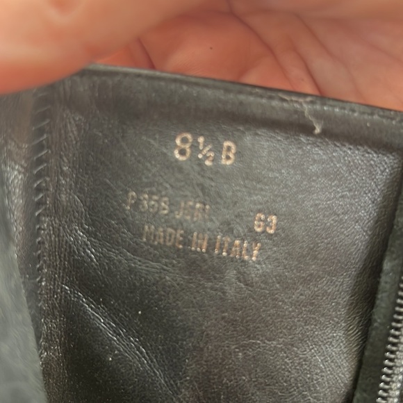 COACH jacquard monogram pointed toe boots, like new, women’s size 8.5 - Picture 5 of 6